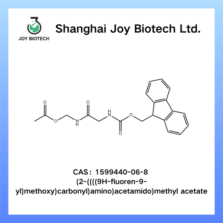(2-((((9H-fluoreen-9-üül)metoksü)karbonüül)amino)atseetamido)metüülatsetaat CAS NO 1599440-06-8