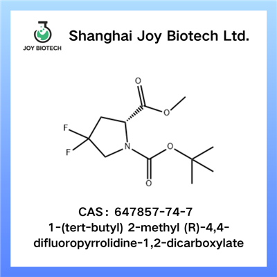 1-(tert-butüül)-2-metüül(R)-4,4-difluoropürrolidiin-1,2-dikarboksülaat CAS NO 647857-74-7